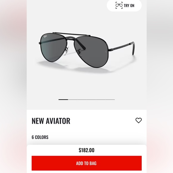 Ray Ban New Aviator Sunglasses